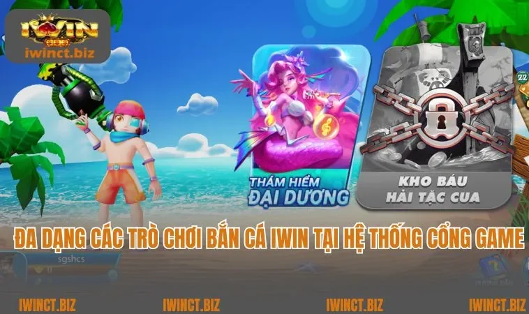 Đa dạng các trò chơi bắn cá IWIN tại hệ thống cổng game